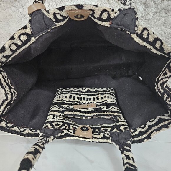 Large woven tote bag - Picture 4 of 7